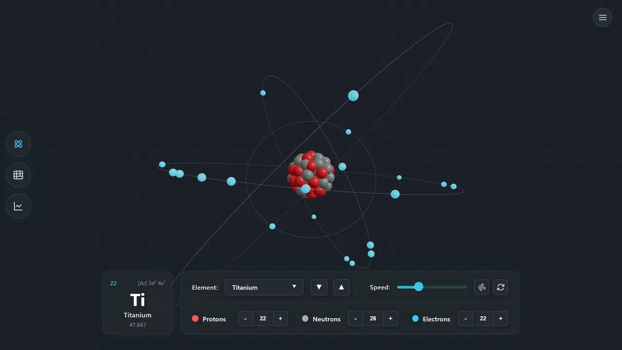 Screenshot of Atom Animation
