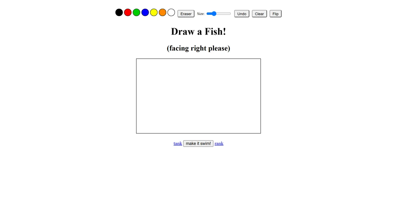 Screenshot of Draw a Fish