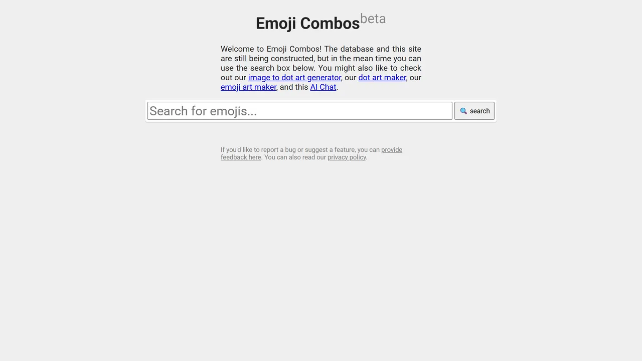 Screenshot of Emoji Combos