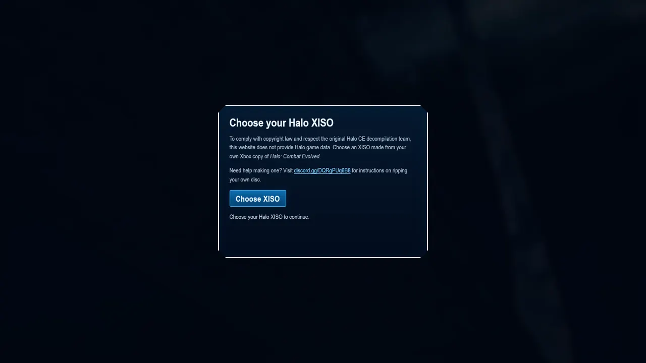Screenshot of Halo CE Web