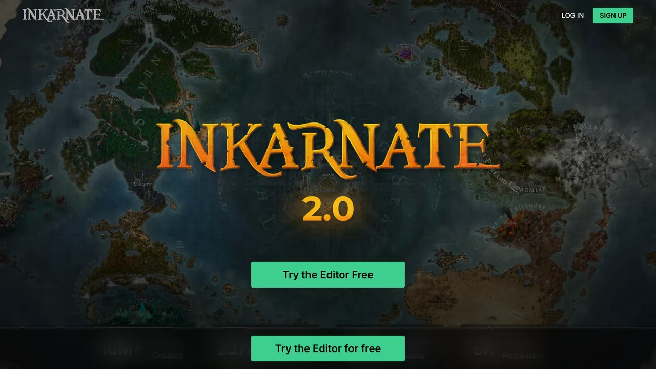 Screenshot of Inkarnate