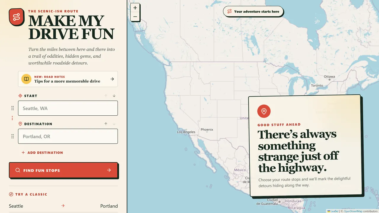 Screenshot of Make My Drive Fun