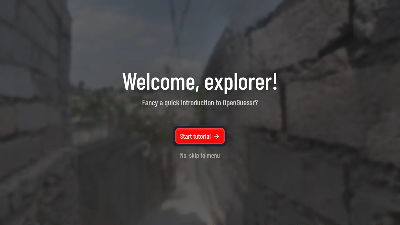 Screenshot of OpenGuessr