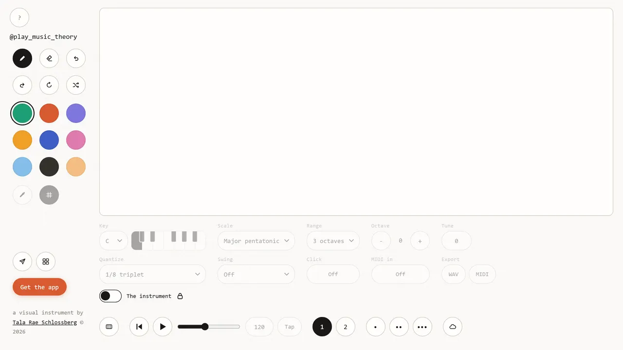 Screenshot of play_music_theory