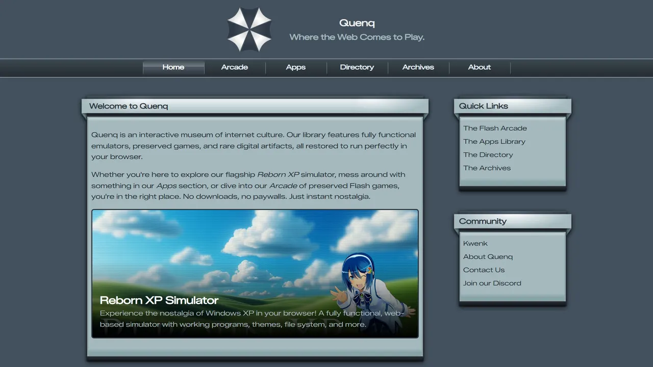 Screenshot of Quenq