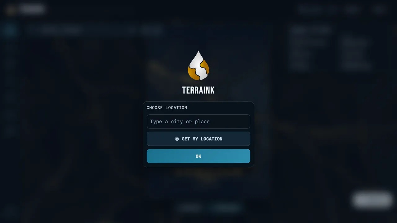 Screenshot of Terraink